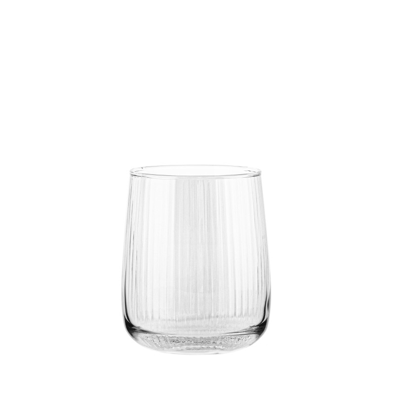 38448 | Szklanka ryflowana 355ml H-96mm (bez opakowania)