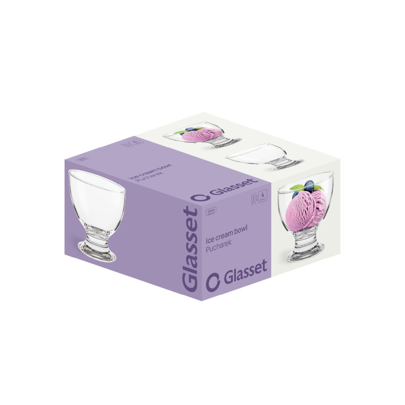 Pucharki 38032 Sofia 500 ml 4 sztuki Glasset