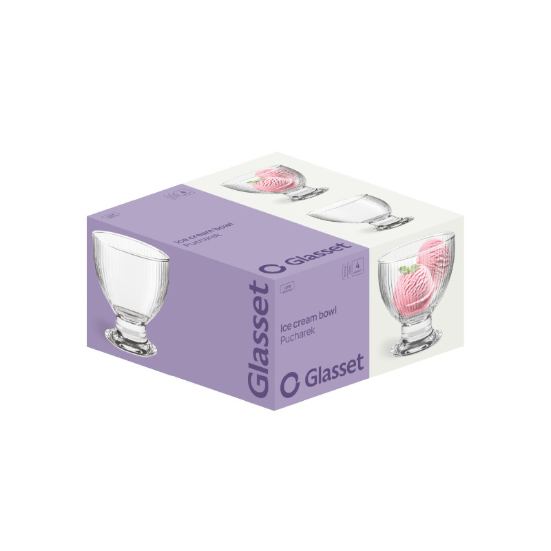 Pucharki 38034 Lyra 490 ml 4 sztuki Glasset