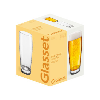 Szklanki do piwa 38009 Flint 650 ml 4 sztuki Glasset