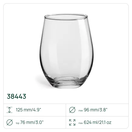 4x Szklanki do napojów 38443 Sofia 624 ml 4 sztuki Glasset