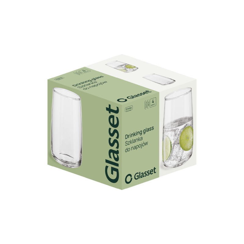 Szklanki do napojów 38447 Emma 520 ml 4 sztuki Glasset