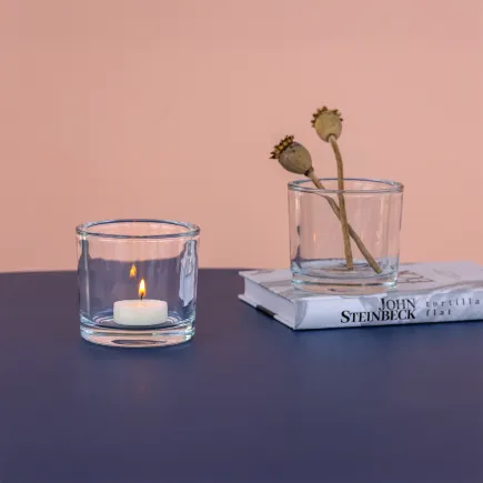 Pojemniki na świece, świeczniki 70842 Fika 8 cm 6 sztuk Glasset