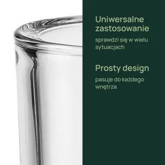 Pojemniki na świece, świeczniki 70842 Fika 8 cm 6 sztuk Glasset