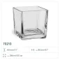 Pojemniki na świece, świeczniki 70210 Kano 8 cm 6 sztuk Glasset