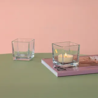 Pojemniki na świece, świeczniki 70210 Kano 8 cm 6 sztuk Glasset