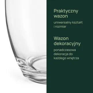 6x Wazon 35502 Sofia 19.8 cm Glasset