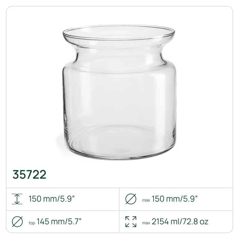 6x Wazon 35722 Aura 15 cm Glasset