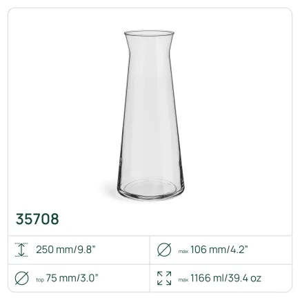 6x Karafka 35708 Emma 1166 ml Glasset