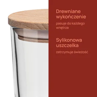 6x Pojemniki na przyprawy 70053 Frisk 8 cm 3 sztuki Glasset