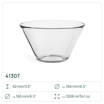 12x Miska 41307 Ava 16,6 cm Glasset