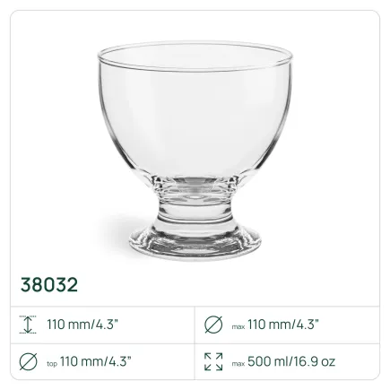 4x  Pucharki 38032 Sofia 500 ml 4 sztuki Glasset