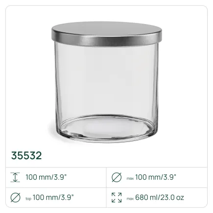 6x Pojemnik 35532 Tidy 10 cm Glasset