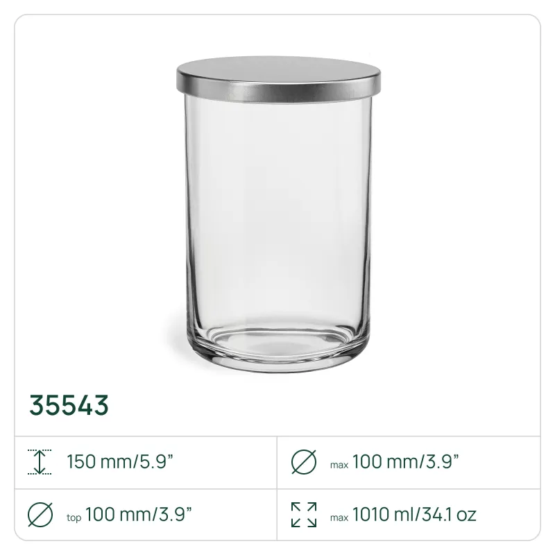 6x Pojemnik 35543 Tidy 15 cm Glasset