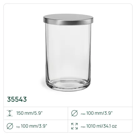 6x Pojemnik 35543 Tidy 15 cm Glasset