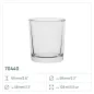 100x Pojemnik 70440 na świece, świecznik 103 ml Trend Glass