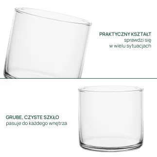 50x Pojemnik 35529 na świece, świecznik 600 ml Trend Glass