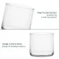50x Pojemnik 35529 na świece, świecznik 600 ml Trend Glass