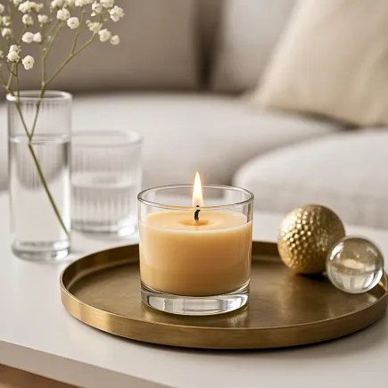 100x Pojemnik 70811 na świece, świecznik 88 ml Trend Glass