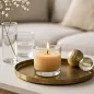 100x Pojemnik 70811 na świece, świecznik 88 ml Trend Glass
