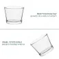 100x Pojemnik 70028 na świece, świecznik 130 ml Trend Glass