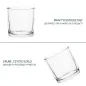 100x Pojemnik 70822 na świece, świecznik 528 ml Trend Glass