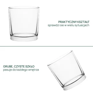 100x Pojemnik 70841 na świece, świecznik 825 ml Trend Glass
