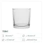 100x Pojemnik 70841 na świece, świecznik 825 ml Trend Glass