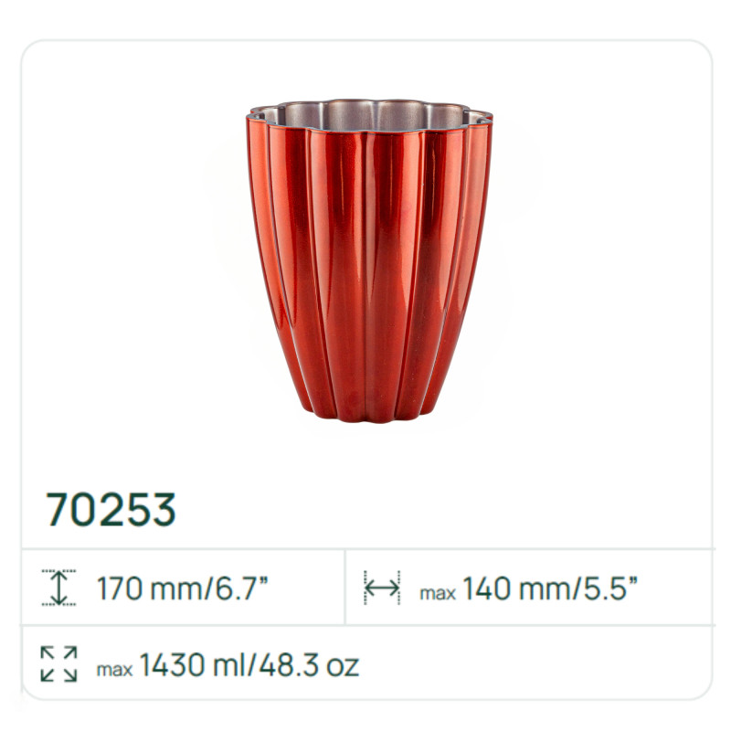 Wazon 70253 Filanthia  17 cm TREND HOR HOME