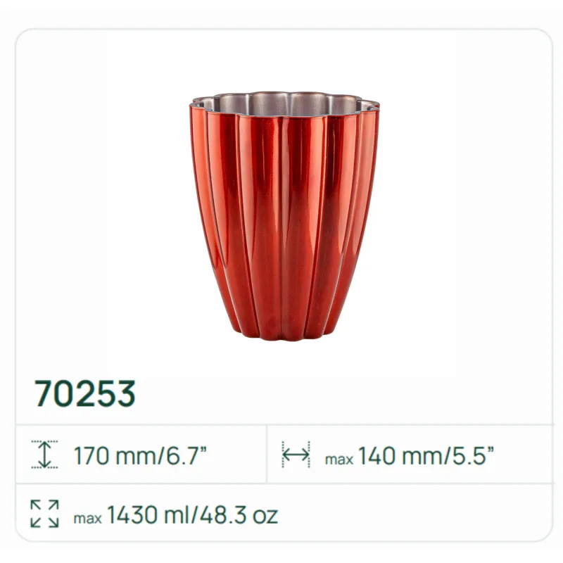 10 x Wazon 70253 Filanthia  17 cm TREND FOR HOME