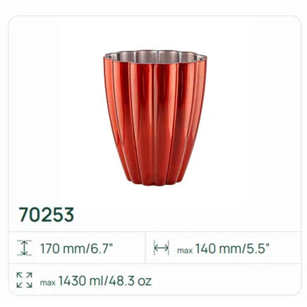 10 x Wazon 70253 Filanthia  17 cm TREND FOR HOME