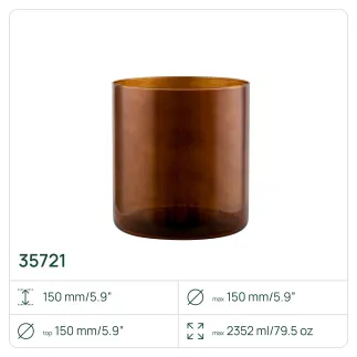 10 x Wazon 35721 Calen 15 cm TREND FOR HOME
