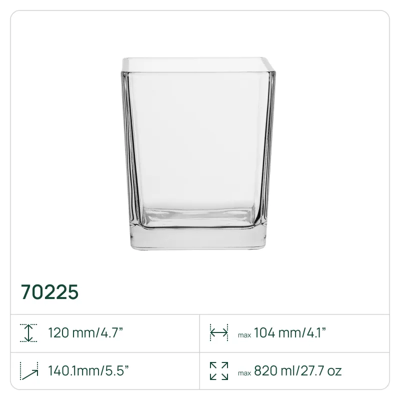 20 x Pojemnik 70225 Violet 12 cm TREND FOR HOME