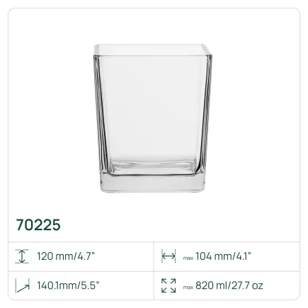 20 x Pojemnik 70225 Violet 12 cm TREND FOR HOME