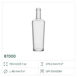 PALETA 520 x Butelka 87000 Cairo 700 ml, z gwintem