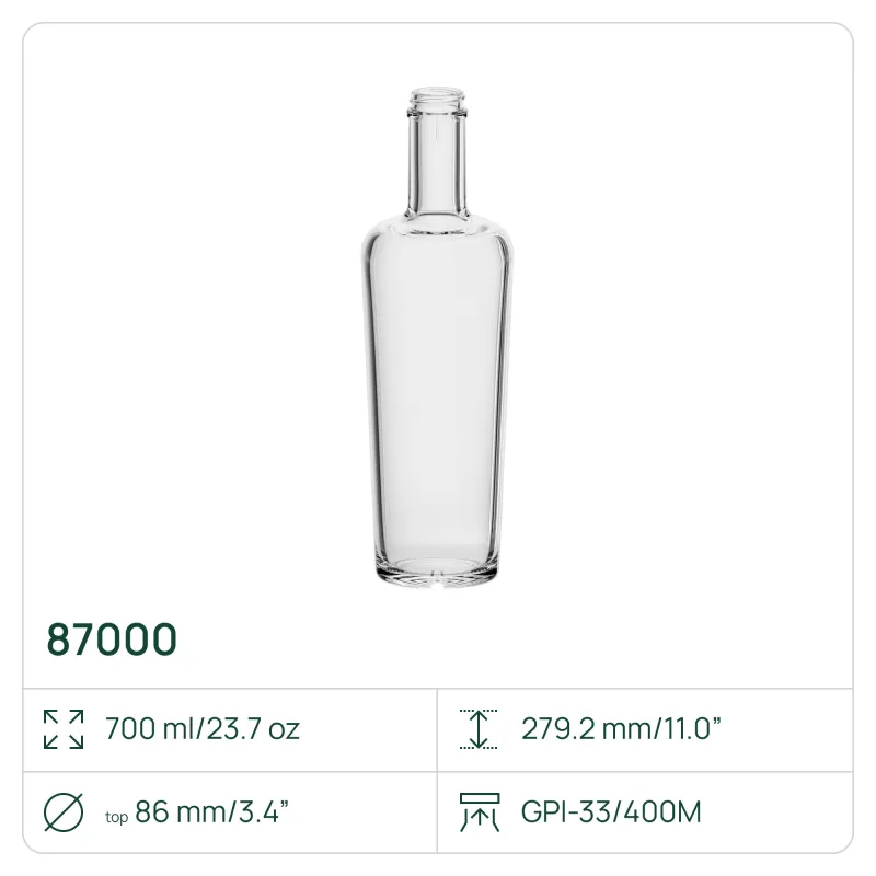 PALETA 520 x Butelka 87000 Cairo 700 ml, z gwintem