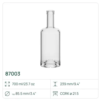 PALETA 520 X Butelka 87003 Berlin 700 ml, na korek