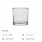 100 x Pojemnik 71423 na świece, świecznik 210 ml Trend Glass