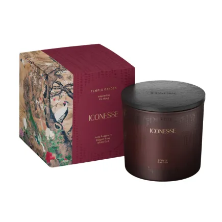 KOMPLET 6 x Świeca ICONESSE 150g, Temple Garden