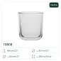 1760 x Pojemnik 70808 na świece, świecznik 280 ml Trend Glass