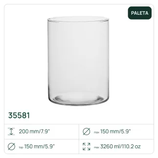 200 x Wazon 35581, 20 cm