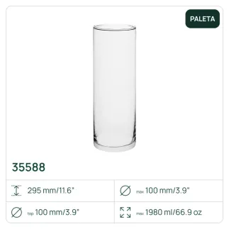 231 x Wazon, cylinder 35588, 1980ml