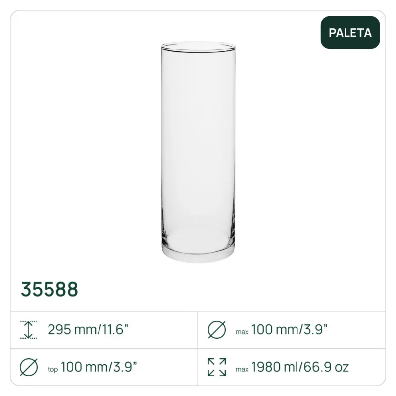 264 x Wazon, cylinder 35588, 1980ml