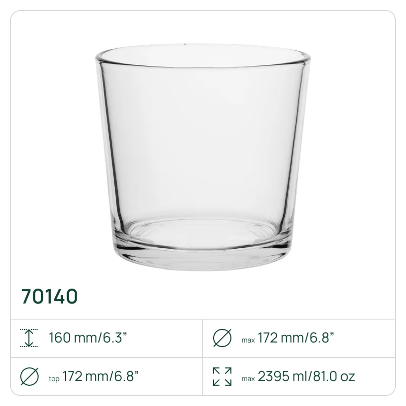 20x Pojemnik dekoracyjny 70140, 16cm