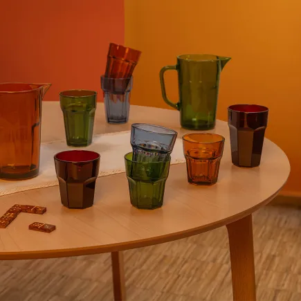 16x Szklanka 70412 Alva 425 ml mix kolorów Glasset