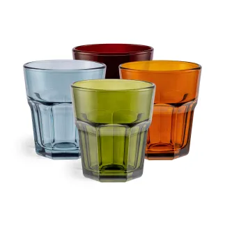 16x Szklanka 70402 Alva 280 ml mix kolorów Glasset