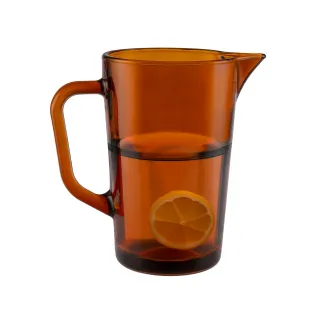 6 x Dzbanek 74414 Alva 1230 ml kolor bursztynowy Glasset