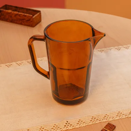 6 x Dzbanek 74414 Alva 1230 ml kolor bursztynowy Glasset