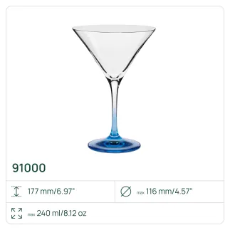 Kieliszki 91000 Martini 240 ml