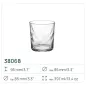 38068 1056 x Pojemnik na świece Nubo, świecznik H-95 mm, D-85 mm, 397 ml